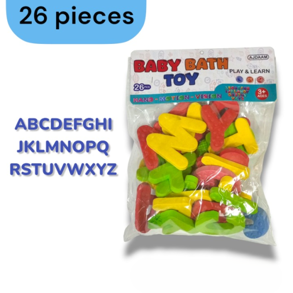 ( Pack of 2 ) Eva Alphabets Baby Bath Toy For Childrens