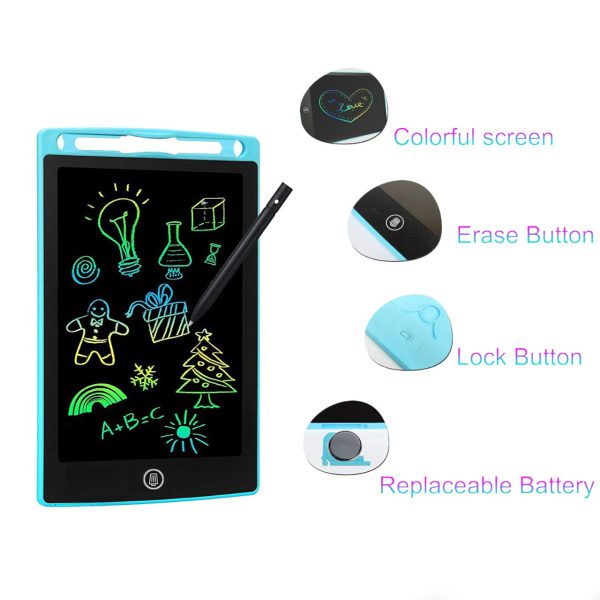 8.5 Inch Multicolor Tablet Price | Lcd Writing Tablet For Kids