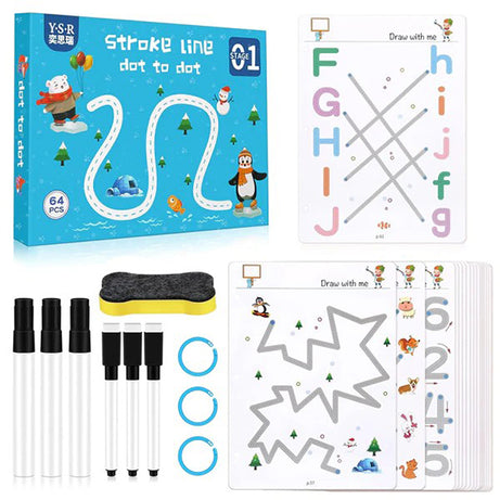 Actuivity Book 64 Pcs With 2 Pens And Eraser