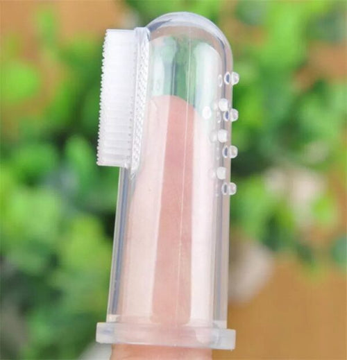 ( Pack of 3 ) Baby Finger Toothbrush Silicon Toothbrush
