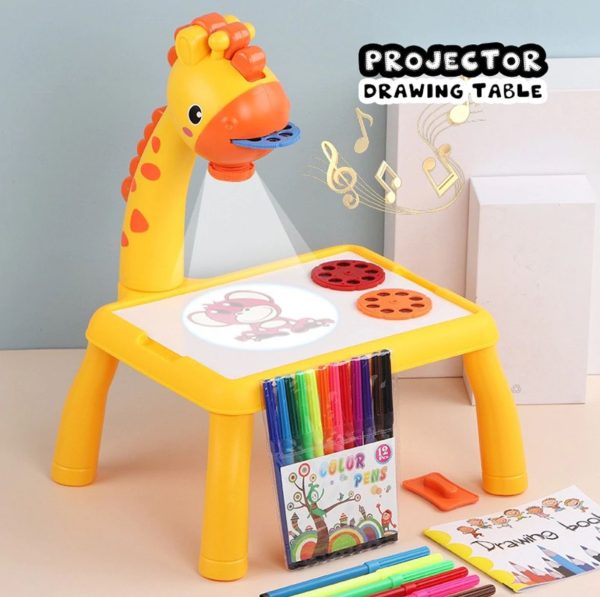LED Art Desk for Kids – Giraffe Style