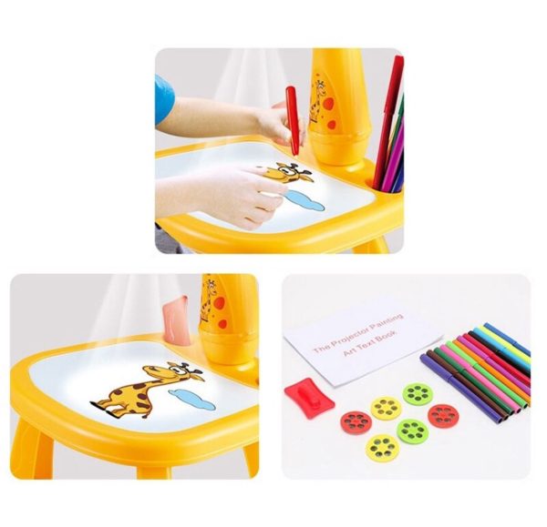 LED Art Desk for Kids – Giraffe Style