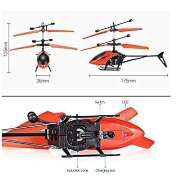Flying Hand-Control Helicopter Toy
