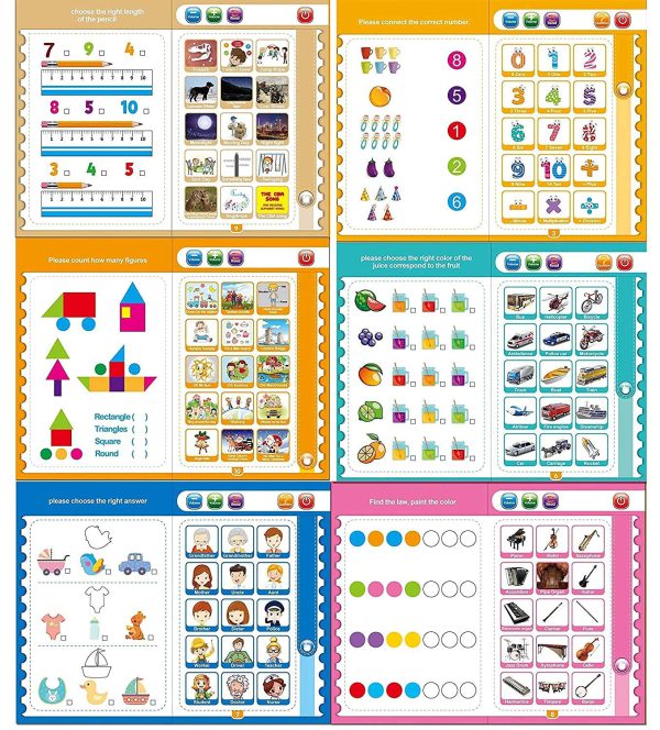 Intelligence Book English Letters Words Learning