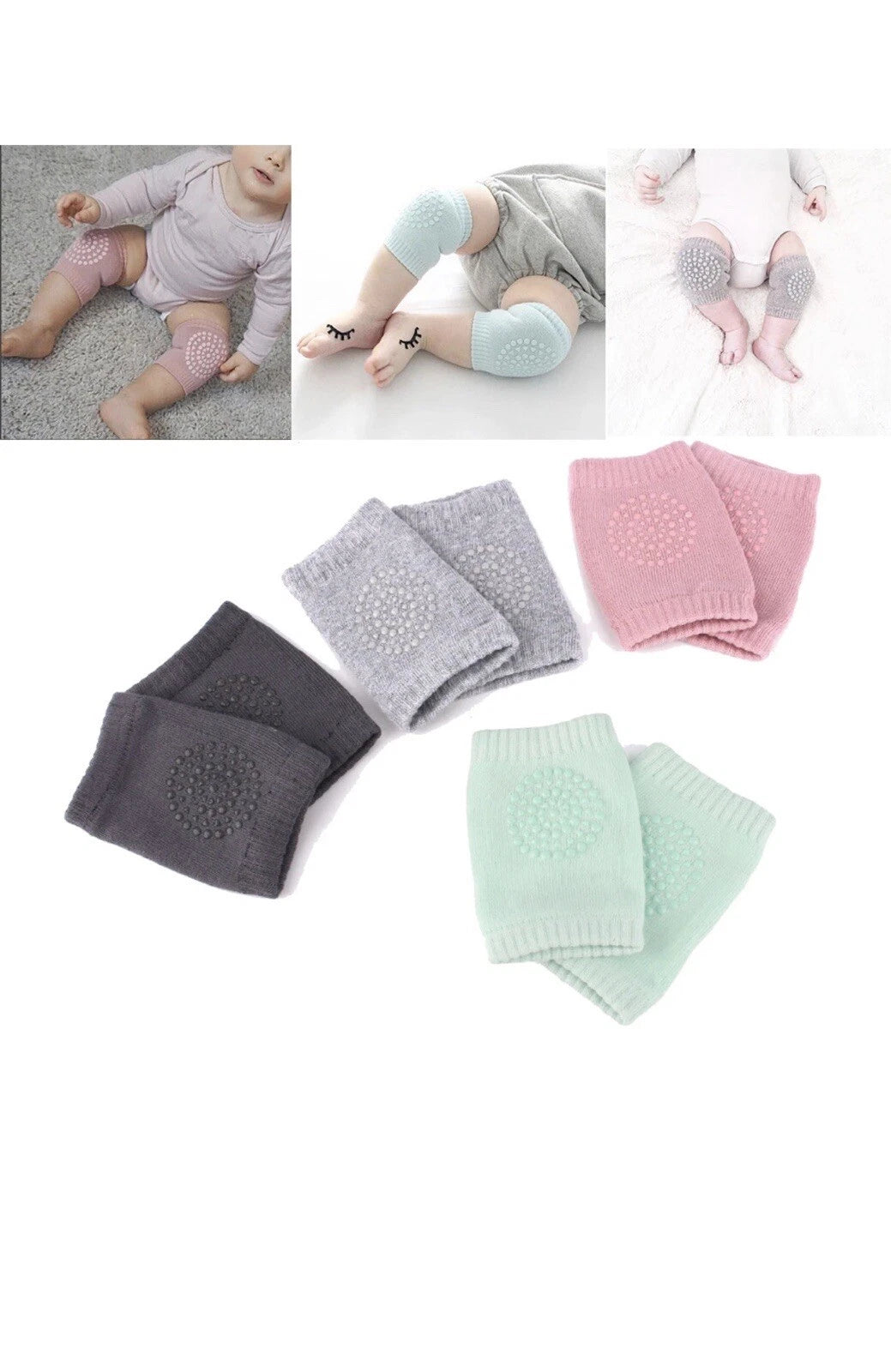 02 Pcs ( Pair ) – Soft & Protective Baby Knee Pads
