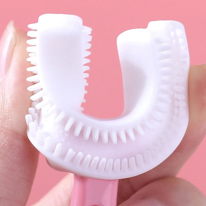 (pack Of 2) U - shaped Baby Toothbrush
