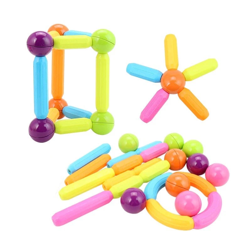 Magnetic Rods Toy – Magnetic Stick Building Blocks Magnetic Blocks