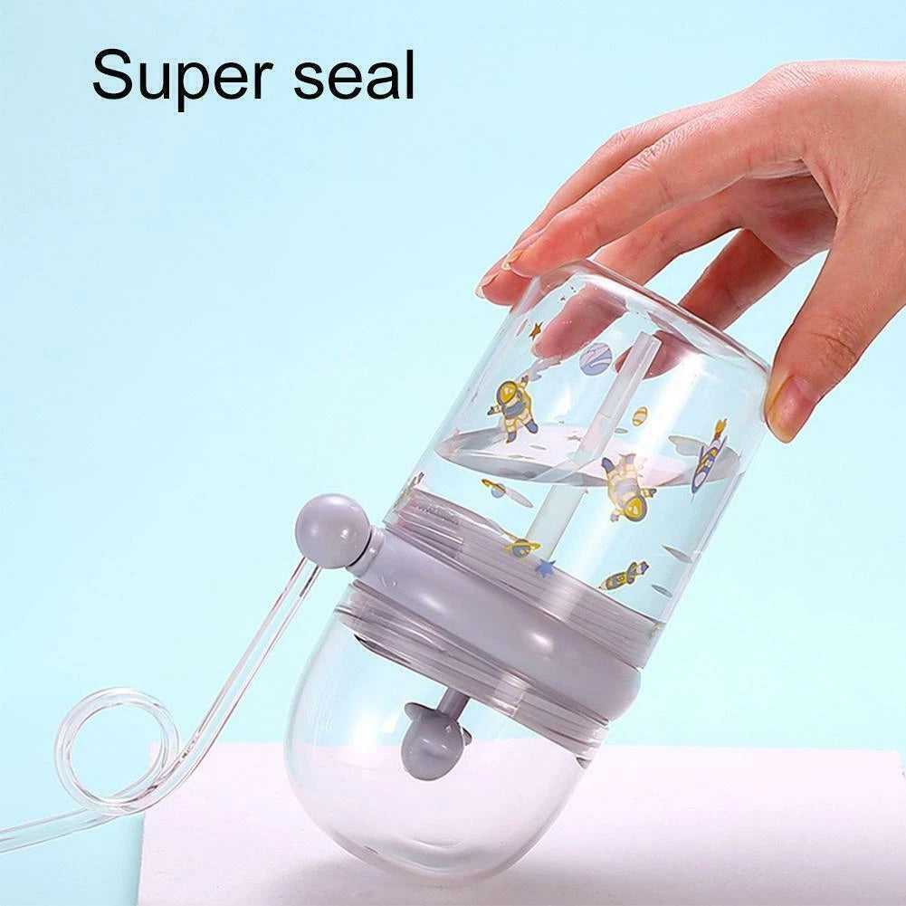 Children Whale Spray Cup Sippy Bottle Cartoon Baby