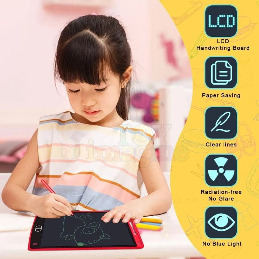 8.5 Inch Multicolor Tablet Price | Lcd Writing Tablet For Kids