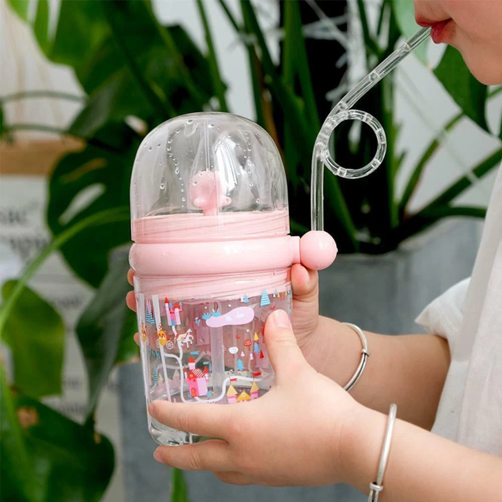Children Whale Spray Cup Sippy Bottle Cartoon Baby