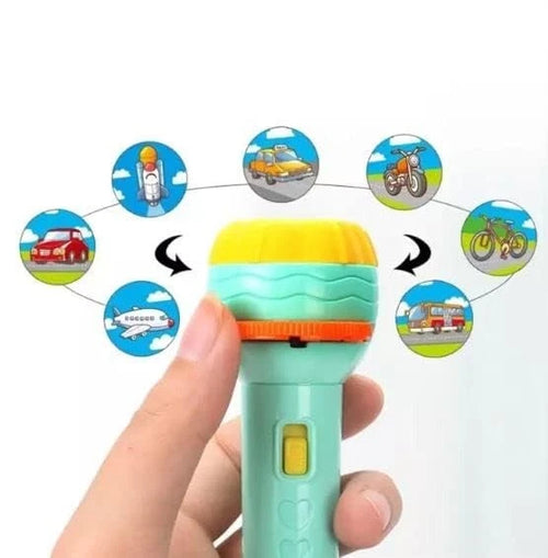 ( Pack of 2 ) Slide Projector Torch Projection Light,children’s Flashlight Toy